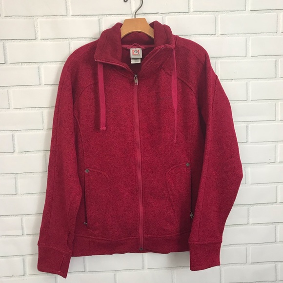 Avalanche full zip fleece jacket plum purple - Picture 7 of 8